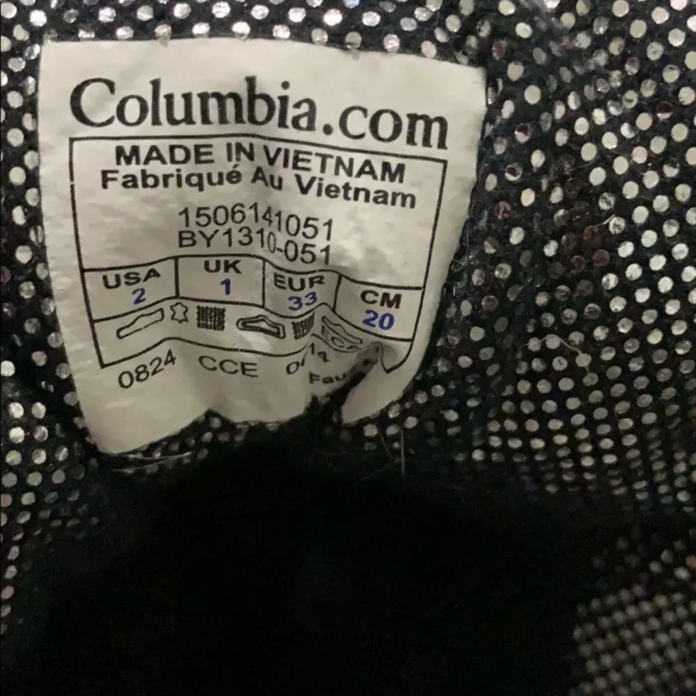 COLUMBIA KIDS WATERPROOF WINTER BOOTS‎ SIZE 2